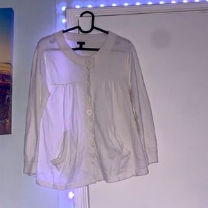 ❤️❤️ Madison White Long Sleeve Cardigan